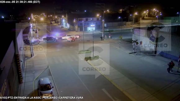 CORREO | Choque entre patrullero y mototaxi deja cuatro heridos y un sereno detenido