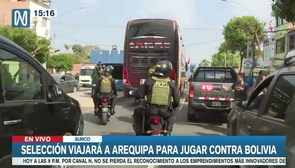 Para cotejo ante Bolivia: Selección Peruana llegó a la Base Aérea Las Palmas y viajará rumbo a Arequipa. (Video: América TV).