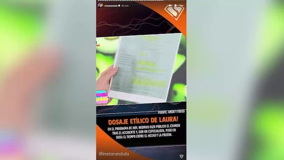 CORREO | Rodrigo González cuestionó que realizarán dosaje etílico a Laura Spoya luego de 3 horas del accidente
