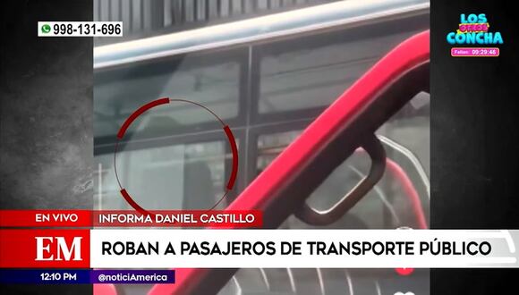 Asaltan a pasajeros de bus