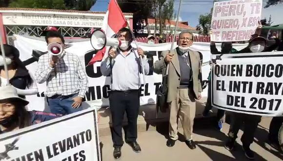 Protestas contra Pedro Castillo en el Cusco