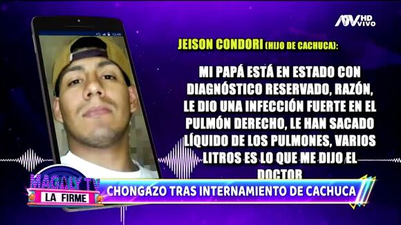 ‘Cachuca’ lucha por su vida en UCI: hijo acusa a la pareja del cantante de embriagarlo