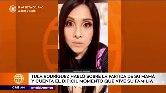 Tula Rodríguez tras fallecimiento de su madre: "Don tulo está muy triste"