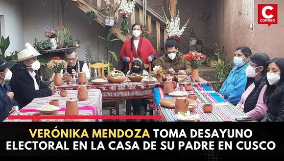 Verónika Mendoza: Candidata de Juntos por el Perú tomó “desayuno electoral” en la casa de su padre | CORREO