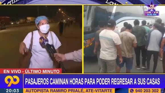 Enfermera camina horas para atender pacientes con COVID-19 - Latina TV