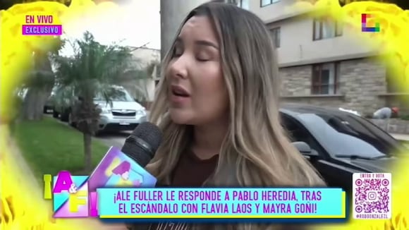 CORREO | Ale Fuller sobre romance de Shirley Arica y Pablo Heredia: “Es una chica estupenda”