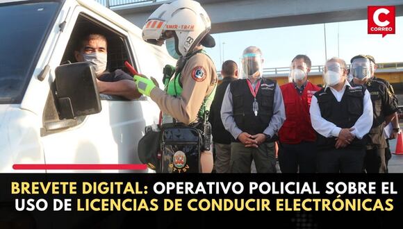 Licencias de conducir electrónicas: Titulares de MTC y Mininter participaron en operativo policial sobre su uso | CORREO