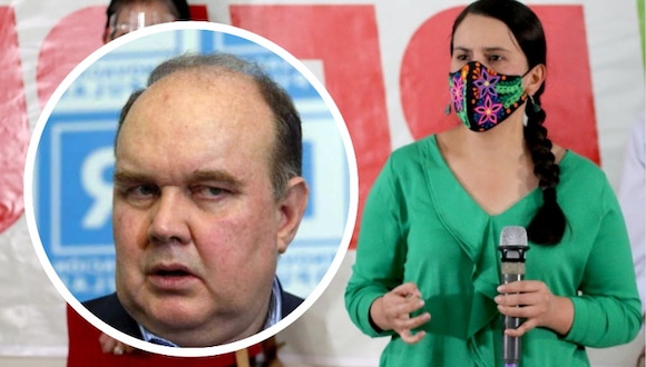 Verónika Mendoza tilda de ’Iskay Uya’ o ’Doble Cara’ a Rafael López Aliaga