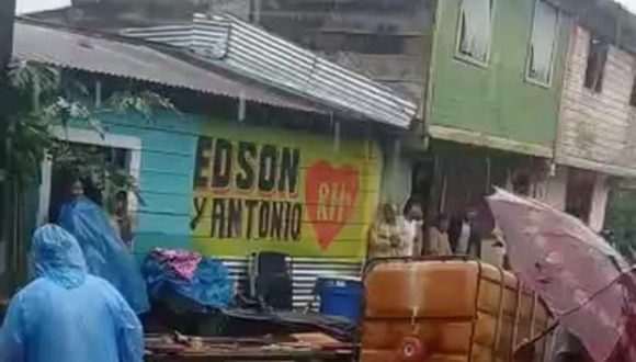 Torrenciales lluvias en Puerto Manoa (Carabaya)