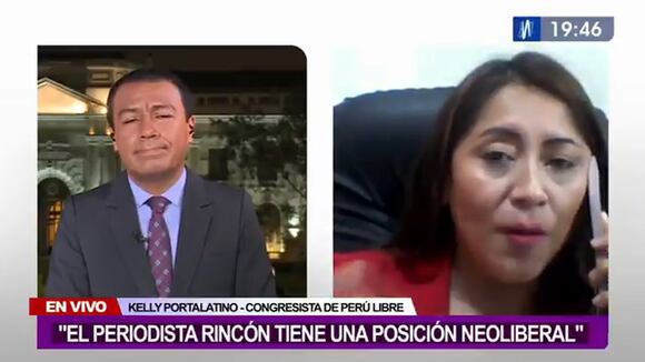 Declaraciones de Kelly Portalatino