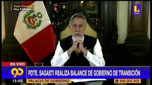 Correo - Sagasti: contaremos con dosis suficientes para vacunar a mayores de 18 años antes del fin del 2021