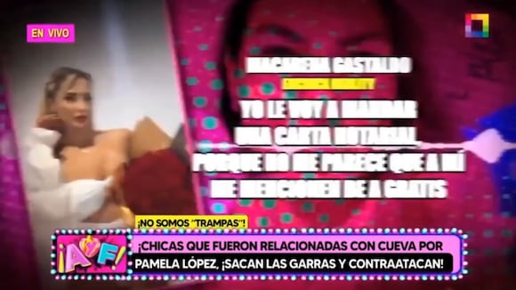 CORREO | Macarena Gastaldo ‘amenaza’ a Pamela por señalarla como amante de Cueva