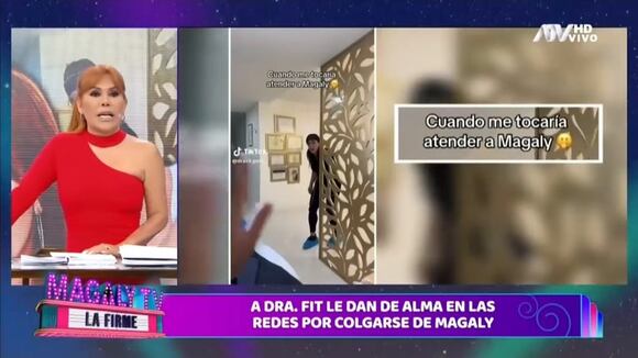 CORREO | Magaly Medina molesta con la Dra. Fit por dejar entrever que se atendió con ella