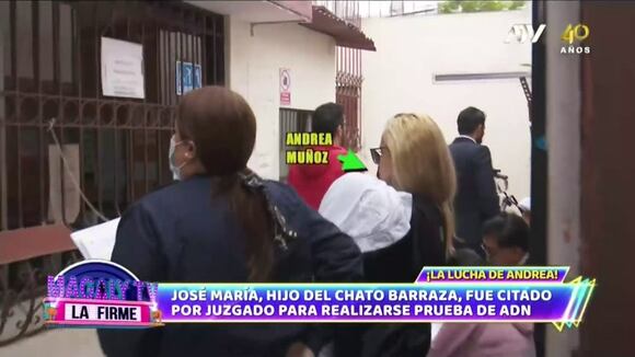 CORREO | Jose María Barraza se reencuentra con Andrea Muñoz y su bebé