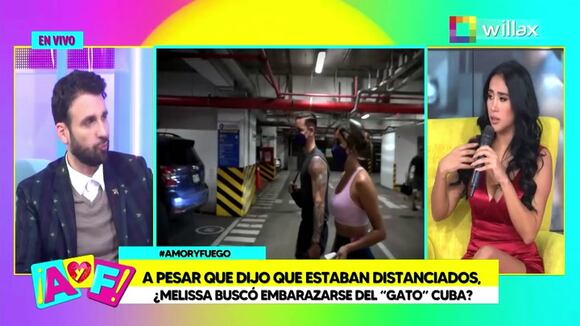 CORREO | Melissa Paredes revela que el Gato Cuba llegaba a su casa ebrio y vomitando: mi hija dormía al medio de nosotros