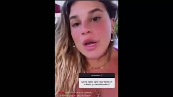 Macarena Vélez responde a usuario: “¿Cómo haces para viajar tanto sin trabajar?" - Instagram