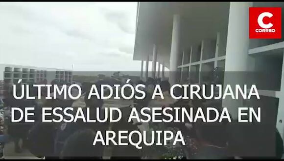 VIDEO | Entre lágrimas despiden a médico cirujana asesinada por su expareja