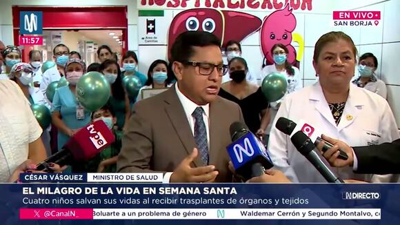 Declaraciones del ministro de Salud sobre Dina Boluarte