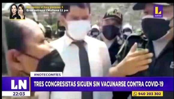 COVID-19: Tres congresistas siguen sin vacunarse