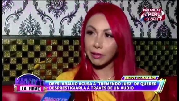 Deysi Araujo, entre lágrimas, revela amenazas de su expareja
