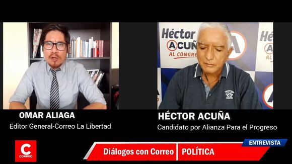 Héctor Acuña candidato por APP al Parlamento