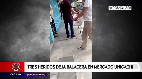 Balacera en interior de mercado Unicachi