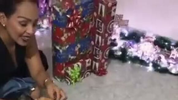 Perrita enternece con su reacción al ver su regalo por Navidad
