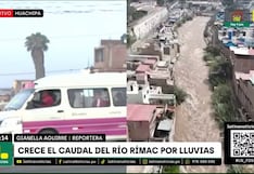 Alerta en Lima: crece el caudal del río Rímac por intensas lluvias (VIDEO)