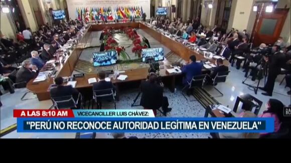 Vicecanciller: Perú no reconoce a ninguna autoridad legítima en Venezuela desde el 5 de enero