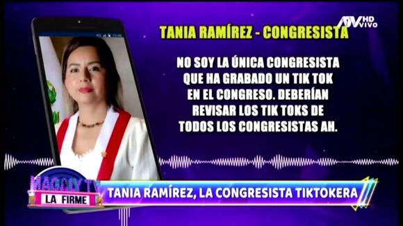 Tania Ramírez declara para Magaly TV La Firme | CORREO