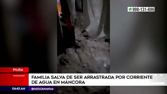 Torrenciales lluvias en Piura