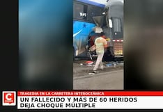 Tragedia en Piura: Un muerto y más de 60 heridos deja el choque de cuatro ómnibus (VIDEO)