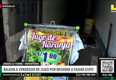 Vendedor de jugo es baleado en Surquillo tras denunciar extorsión