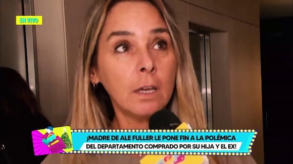 Ale Fuller devolvió fuerte suma de dinero a su ex Francesco Balbi