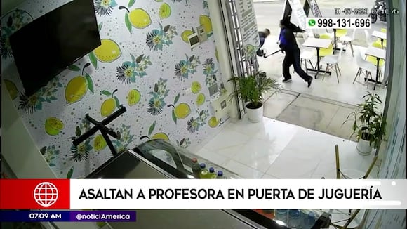 SMP: roban cartera a profesora
