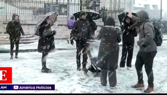Europa afronta temporal de nieve
