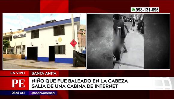 Estado del niño que fue baleado en Santa Anita