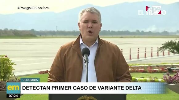 Colombia: Iván Duque confirma primer caso de variante Delta en el país