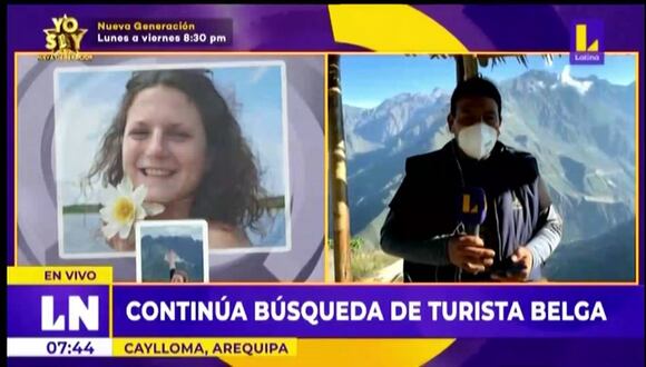 Arequipa: Continúa búsqueda de turista desaparecida