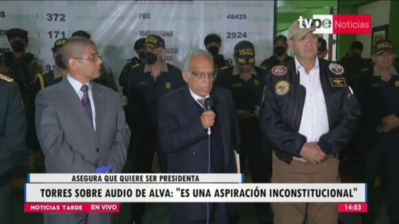 Declaraciones de Aníbal Torres