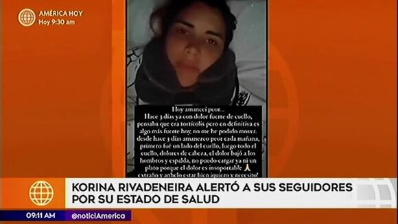 Korina Rivadeneira preocupa a sus seguidores al hablar de su estado de salud