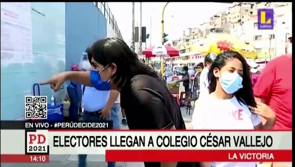 La Victoria: Hombre llega a centro de votación en estado de ebriedad (Video: Latina TV)