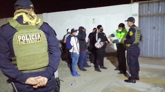 Intervienen local nocturno en Trujillo