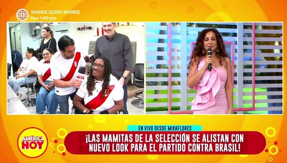 Madre de Luis Advíncula se molesta con Janet Barboza