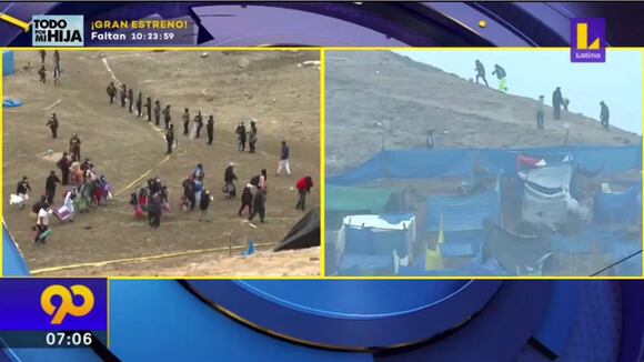 General Angulo sobre desalojo en Chorrillos