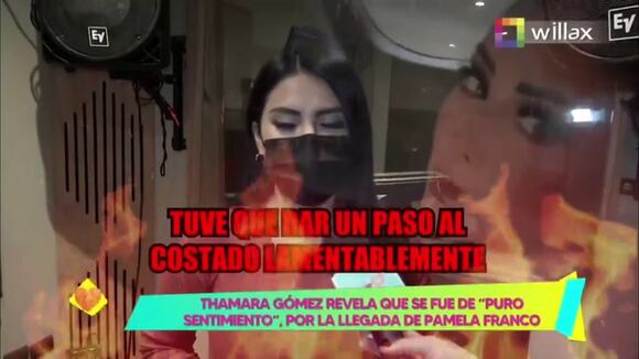 Thamara Gómez vuelve a arremeter contra Pamela Franco