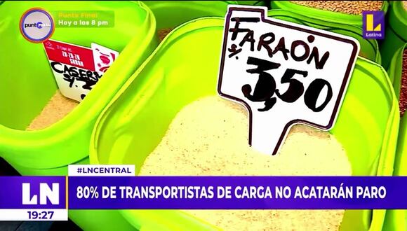 80% de transportistas de carga pesada no acatará paro