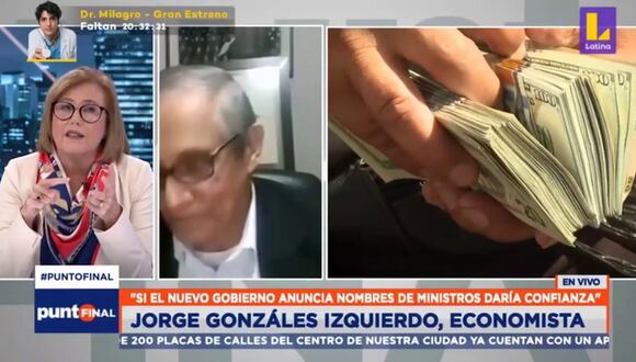 Entrevista a Jorge Gonzáles izquierdo sobre el aumento del dólar