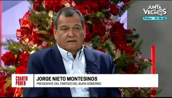 Cuarto poder: Declaraciones Jorge Nieto