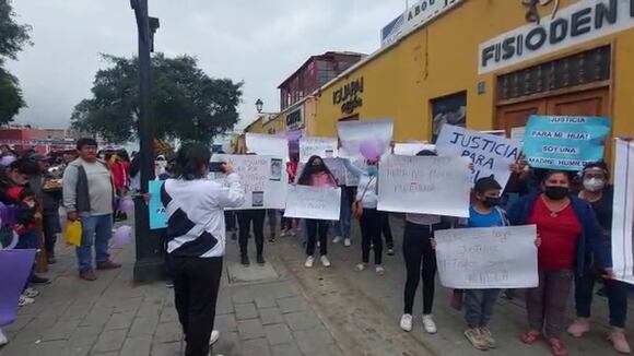 Pobladores marchan y piden justicia para "Karlita" en Trujillo